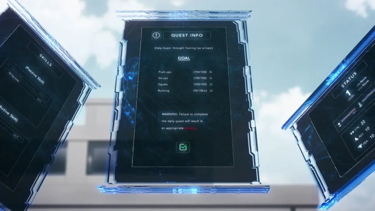 Solo Leveling System Daily Quests